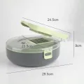 Овощерезка Vegetable Cutter 10 в 1 с корзиной-друшлагом · Слайсер ручной для нарезки овощей и фруктов