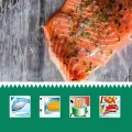 Пакеты для вакууматора 30 см × 5 м • Гофрированная рифленая пленка в рулоне для вакуумной упаковки продуктов, хранения мяса, рыбы, овощей и домашних заготовок