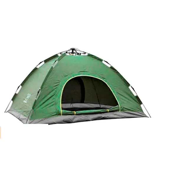 Палатка автоматическая 4-х местная туристическая / Намет четырехместный 200х200 см с автоматическим каркасом PR5