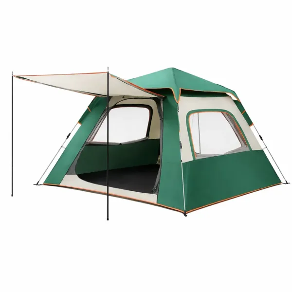 Палатка туристическая 2-местная автоматическая • Быстрораскладная кемпинговая палатка для отдыха, рыбалки, походов и кемпинга