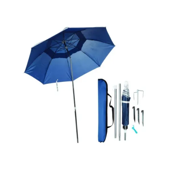 Зонт для рыбалки 1.8 м с наклоном, клапаном и УФ-защитой DYS • Рыболовный зонт от солнца и дождя с чехлом для отдыха на природе