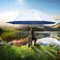 Зонт для рыбалки 1.8 м с наклоном, клапаном и УФ-защитой DYS • Рыболовный зонт от солнца и дождя с чехлом для отдыха на природе