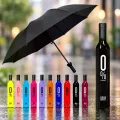 Зонт в форме бутылки Deco Umbrella • Складной компактный зонт Deco Umbrella с пластиковым футляром для дождя и поездок