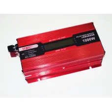Преобразователь 12V-220V 1000W Инвертор напряжения с LCD дисплеем Преобразователь 12V-220V 1000W Инвертор напряжения с LCD дисплеем