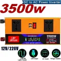 Преобразователь напряжения LCD SMART 3500W 12V/24V в 220V • Автомобильный инвертор для аккумулятора, дома, авто и резервного питания