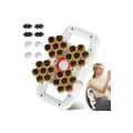 Перкуссионный массажер FASCIA GUN JY-0116-A • Массажный пистолет TV-SH-12 для тела с 28 массажными головками, аккумулятором 2500 мА·ч и Type-C