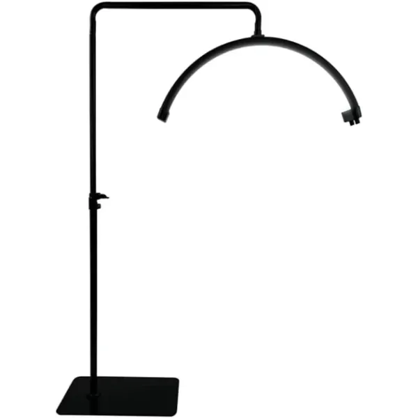 Напольная LED лампа F-700D на колесах для салона красоты • Светодиодная лампа для косметолога, мастера маникюра, бровиста, лешмейкера и визажиста