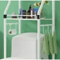 Напольная полка-стеллаж над туалетом в ванную комнату | Органайзер туалетная стойка для хранения туалетных принадлежностей