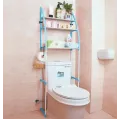 Напольная стойка над туалетом с полками ∙ Органайзер - стеллаж для хранения туалетных принадлежностей в ванную комнату