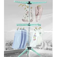 Напольная сушилка для белья с плечиками для вертикальной сушки вещей