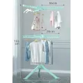 Напольная сушилка для белья с плечиками для вертикальной сушки вещей