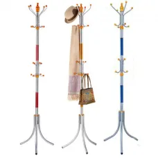 Напольная вешалка - тренога для верхней одежды ∙ Стойка в прихожую, 16 крючков