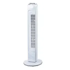 Колонный напольный вентилятор DOMOTEC MS-1627 White Tower Fan с таймером и поворотом • Башенный вентилятор 45 Вт на 3 скорости для дома и офиса