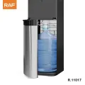 Напольный кулер для воды RAF R.11017 черный 645 Вт • Диспенсер с горячей и холодной водой, электронным охлаждением и верхней загрузкой бутыли