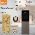 Напольный кулер для воды RAF R.11017 черный 645 Вт • Диспенсер с горячей и холодной водой, электронным охлаждением и верхней загрузкой бутыли