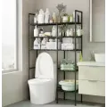 Напольный стеллаж для хранения над туалетом • Органайзер над унитазом для ванной комнаты и туалетных принадлежностей