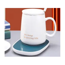 Подставка для чашки с постоянной температурой 55° Теплый коврик для подогрева чая, кофе, детского питания