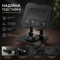 Подставка для телефона и планшета ZM-0118 • Универсальный настольный держатель ZM-0118 для смартфона и планшета с регулировкой наклона и складной конструкцией