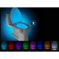 Подсветка унитаза с датчиком движения LED LIGHT BOWL ∙ Водостойкая мини-лампа для ванной комнаты, 8 цветов