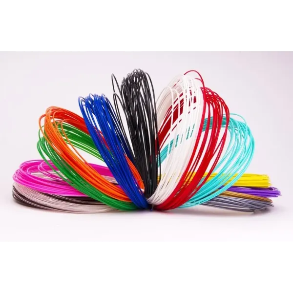 Pla пластик для 3D ручки, набор 10 метров ∙ Pla стержни для детской 3D ручки, 10 м