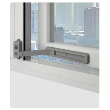 Пластиковый замок для окон Kiddy · Стопор фиксации для безопасности детей