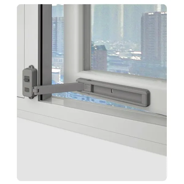 Пластиковый замок для окон Kiddy · Стопор фиксации для безопасности детей