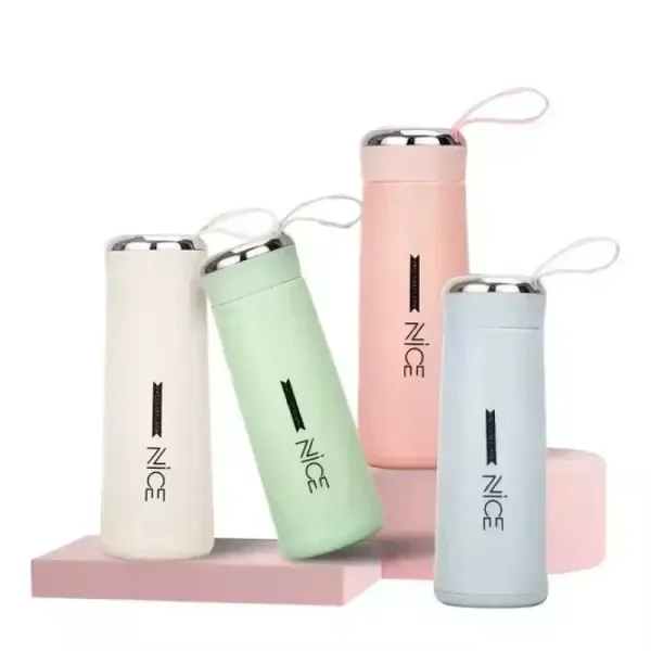 Бутылка для воды 400 мл Nice Bottle • Стильная и практичная вакуумная бутылка