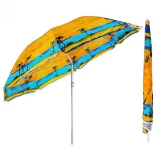 Пляжный зонт с наклоном 200см, солнцезащитный зонт с креплением спиц Ромашка PR3 Пляжный зонт с наклоном 200см, солнцезащитный зонт с креплением спиц Ромашка PR3