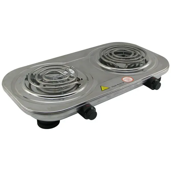 Плита настольная спиральная RAINBERG RB-008 Электроплита из нержавеющей стали, 3500 Вт