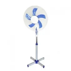 Бытовой напольный вентилятор FAN FS-1620 для дома и офиса ∙ 5 лопастей ∙ Регулировка высоты ∙ Автоповорот