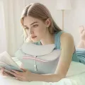 Подушка для отдыха лежа с поддержкой шеи и рук • Подушка для сна и расслабления в положении лежа с поддержкой шеи и рук