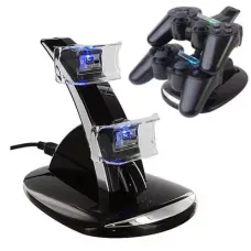 Двойная зарядная док-станция для PS4 ∙ USB подставка для одновременной зарядки двух джойстиков PS4 World Game Charging Stand