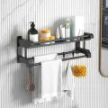 Полка для ванной комнаты из нержавеющей стали 105-20-22 • Полка для полотенец и аксессуаров