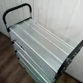 Полиця для взуття 5 ярусів • Багаторівнева взуттєва етажерка 100×56×28 см для передпокою, коридору, гардеробної та компактного зберігання взуття