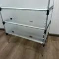 Полиця для взуття 5 ярусів • Багаторівнева взуттєва етажерка 100×56×28 см для передпокою, коридору, гардеробної та компактного зберігання взуття