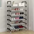 Полиця для взуття KAR197 New Shoe Rack • Підлоговий стелаж для взуття KAR197 New Shoe Rack на 6 ярусів 56 × 28 × 113 см для передпокою