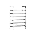Полиця для взуття KAR197 New Shoe Rack • Підлоговий стелаж для взуття KAR197 New Shoe Rack на 6 ярусів 56 × 28 × 113 см для передпокою