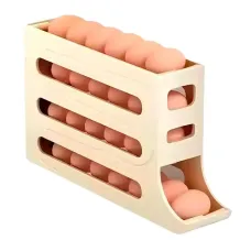 Полка для яиц на 4 яруса XL-994 • Компактный органайзер с автоматической подачей до 24 яиц