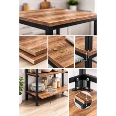 Полка-стеллаж XLB-L121G 58x100 см • Напольный стеллаж для хранения вещей, обуви, кухни, ванной комнаты и дома