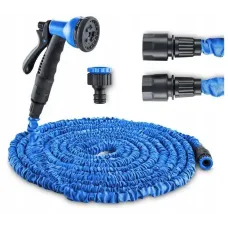 Саморастягивающийся поливочный шланг X HOSE 30 м садовый шланг с насадками для полива Саморастягивающийся поливочный шланг X HOSE 30 м садовый шланг с насадками для полива