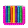 Pop Tube Игрушка - антистресс Поп Туб ∙ Разноцветные Поп трубы pop tubes