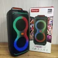 Портативна Bluetooth колонка PartyBox 320 240W RGB чорна • Акустична система PartyBox 320 з колесами, підсвіткою, караоке та акумулятором чорна