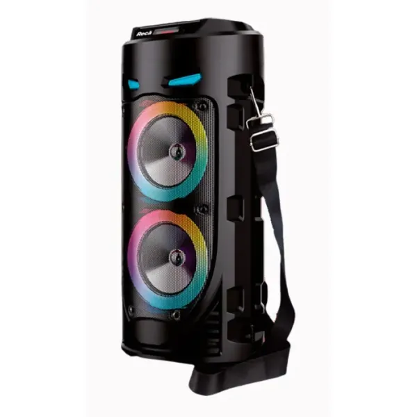 Портативная колонка Sing-e ZQS4239 с микрофоном и светомузыкой • Bluetooth колонка для музыки, караоке, дома и отдыха