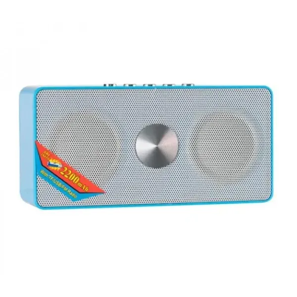 Портативная музыкальная колонка WSTER WS-768 Bluetooth USB ∙ microUSB ∙ 3.5 мм Mini-Jack ∙ FM радио