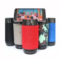 Портативная музыкальная колонка с подставкой – держателем для телефона Q300 ∙ Bluetooth ∙ USB ∙ MicroSD ∙ FM радио Портативная музыкальная колонка с подставкой – держателем для телефона Q300 ∙ Bluetooth ∙ USB ∙ MicroSD ∙ FM радио