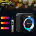 Портативная беспроводная Bluetooth колонка Hopestar Party 100 50Вт Black с влагозащитой IPX7 беспроводным микрофоном и функцией зарядки устройств PowerBank
