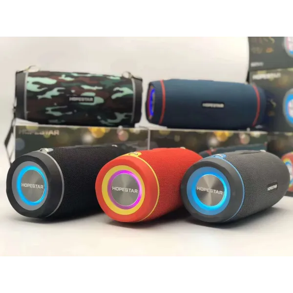 Портативная Bluetooth колонка с динамичной подсветкой Hopestar H45 Party водонепроницаемая
