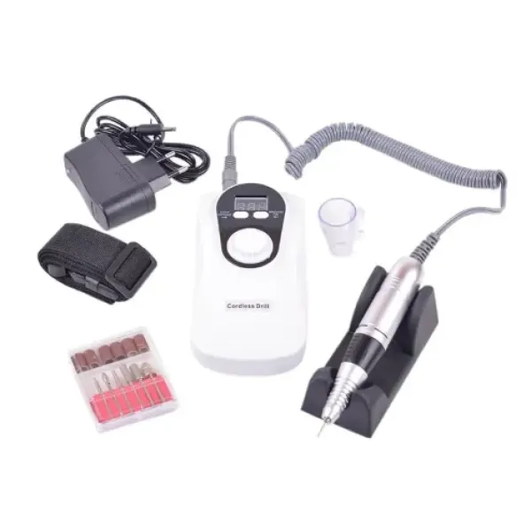 Портативный аккумуляторный фрезер для маникюра CJ-DM001, 30000 об/мин · 6 часов работы