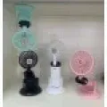 Портативный аккумуляторный мини-вентилятор Mini Fan TP-01 с присоской и USB Type-C • Ручной и настольный вентилятор для дома, офиса, авто и поездок