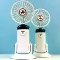 Портативный аккумуляторный мини-вентилятор Mini Fan TP-01 с присоской и USB Type-C • Ручной и настольный вентилятор для дома, офиса, авто и поездок